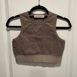 Essentials Fear Of God Cropped Tank